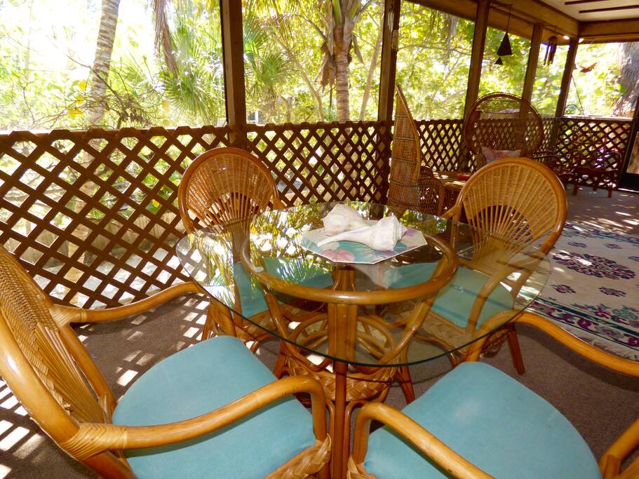 Large screened porch