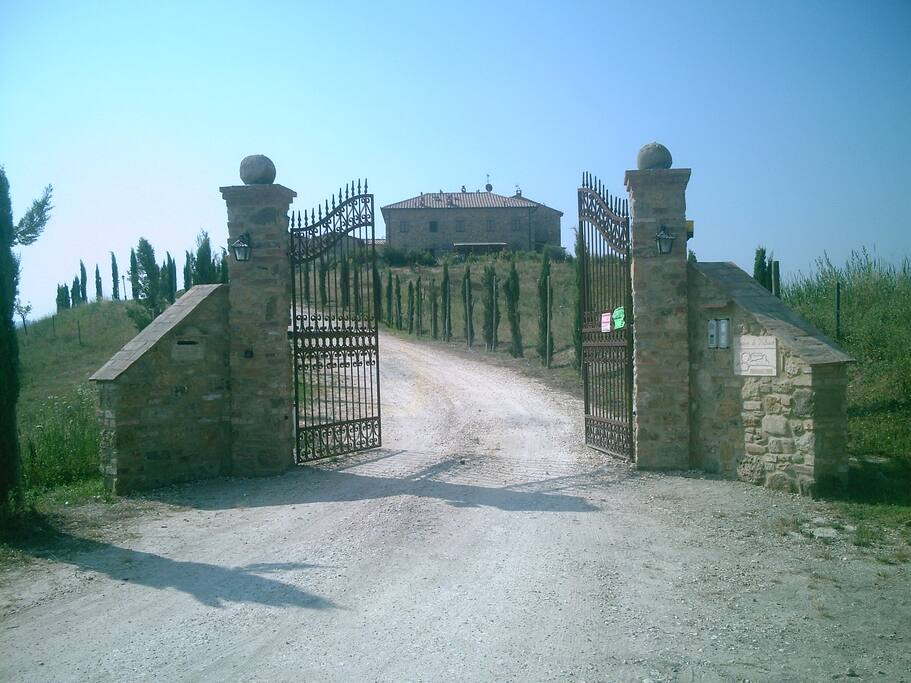The private entrance