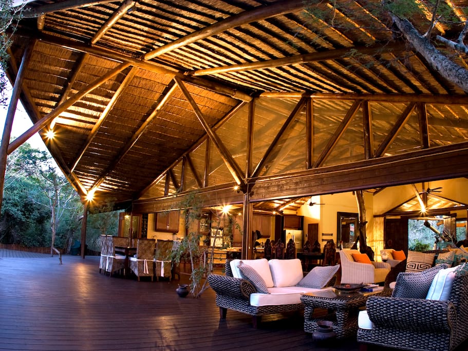 Outdoor Patio, Dining and Seating Area