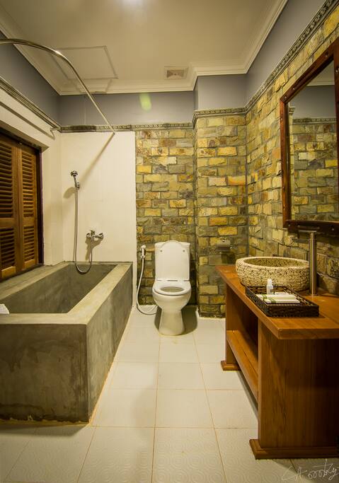 The bathroom