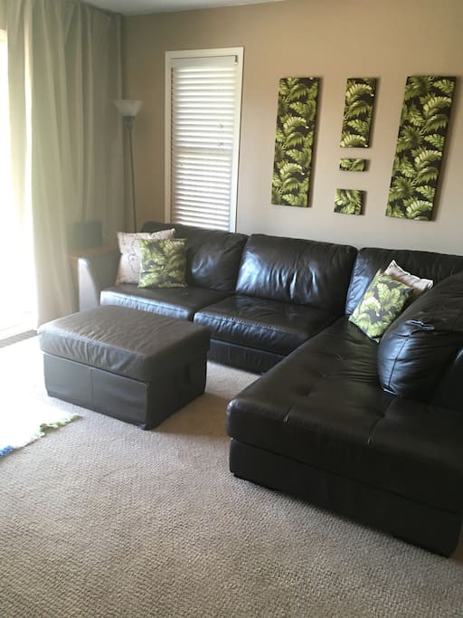 Conformable seating in the living room