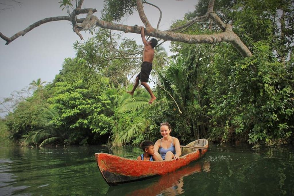 Aventura por el rio, Kayak.