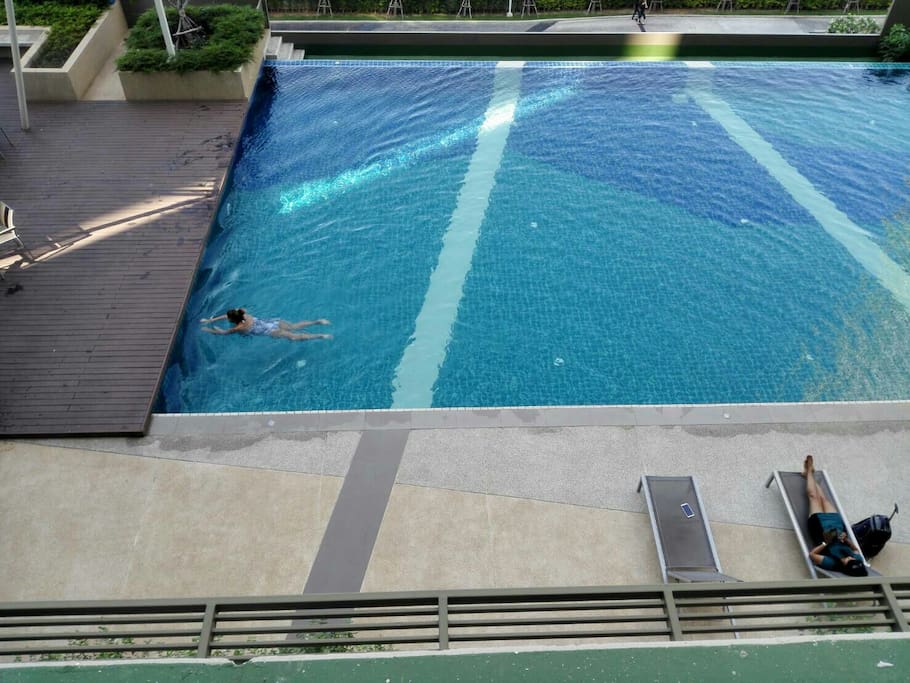 Free swimming pool and free gym