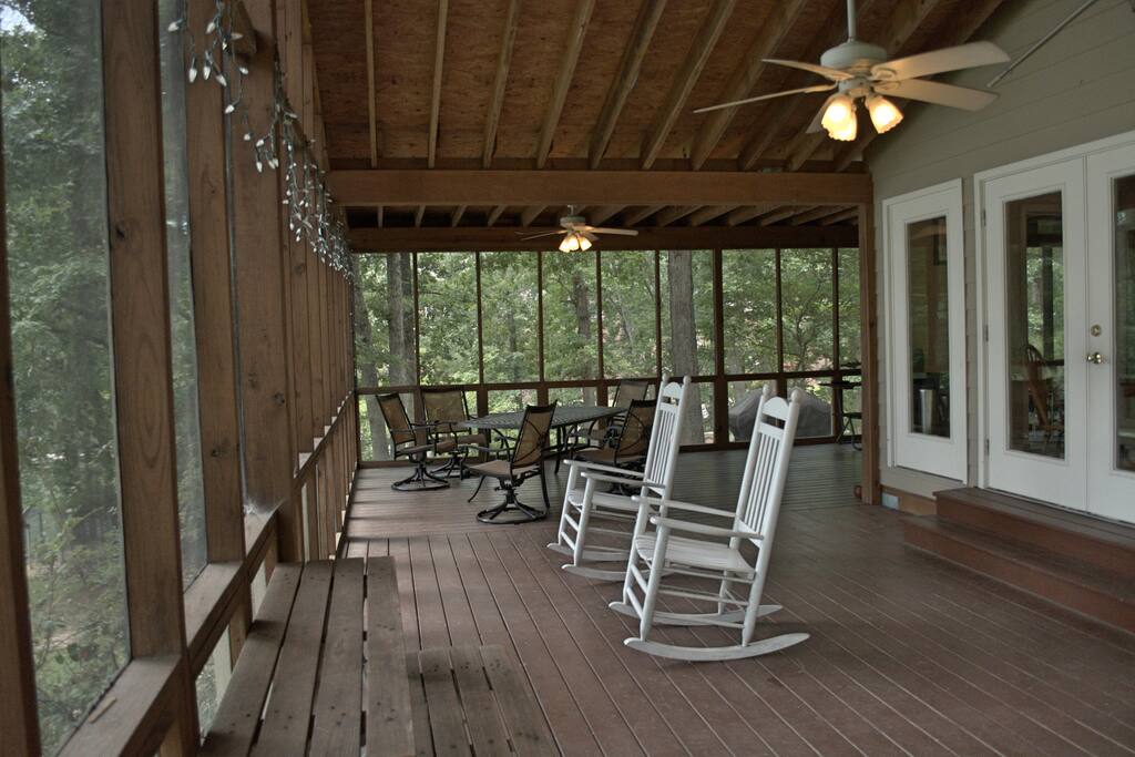 Large, wrap around porch