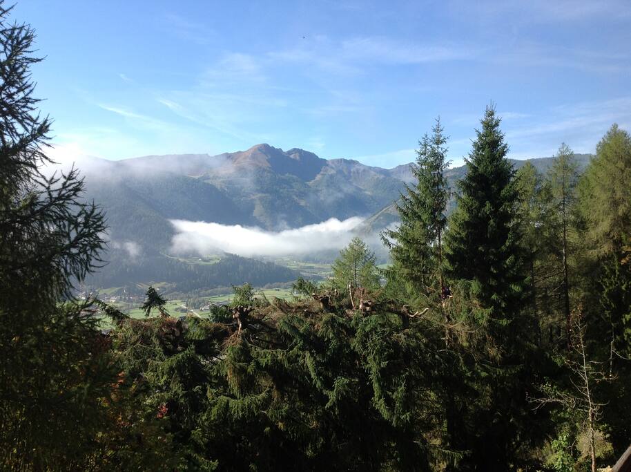 Blick auf den Katschberg im Spätsommer