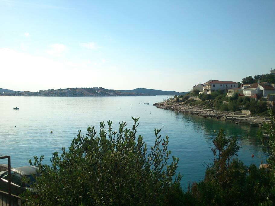 View in the morning from terrace House Ojdana