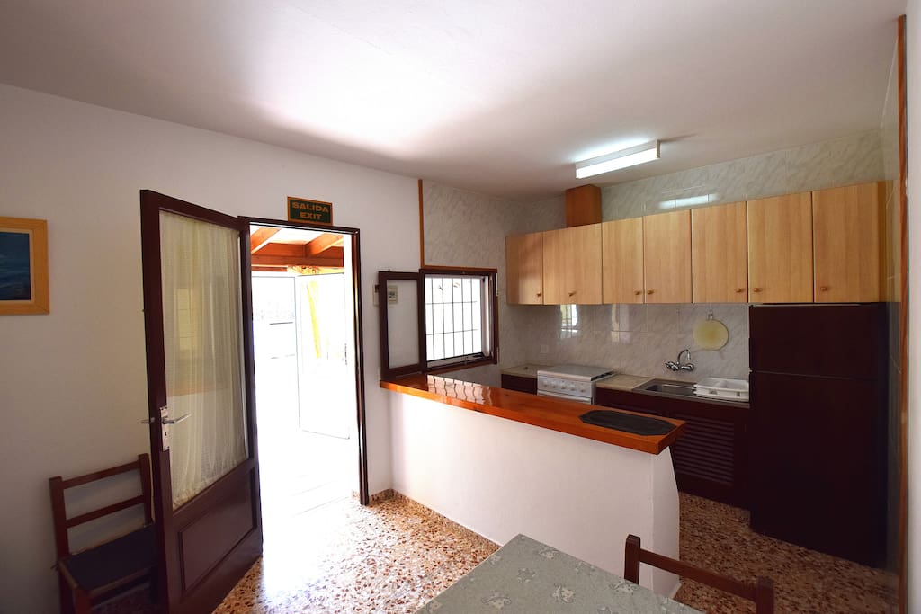 cocina y sala