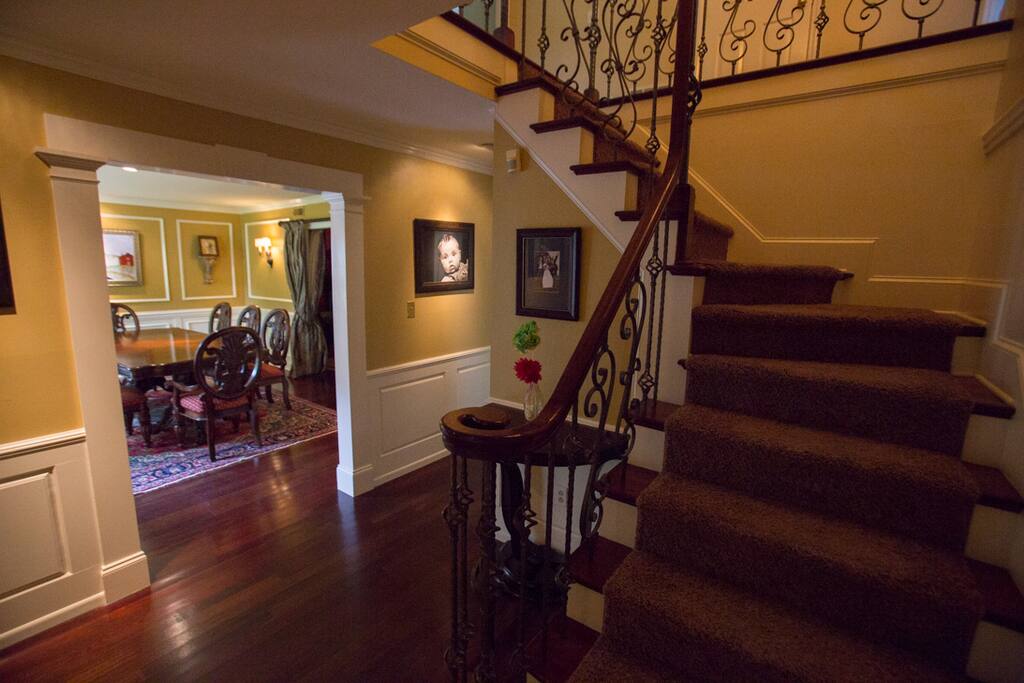 Staircase to bedrooms