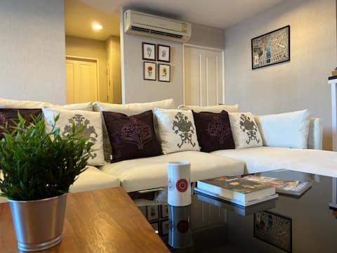 Cozy2 brs 2 baths@Soi Ari for long stay