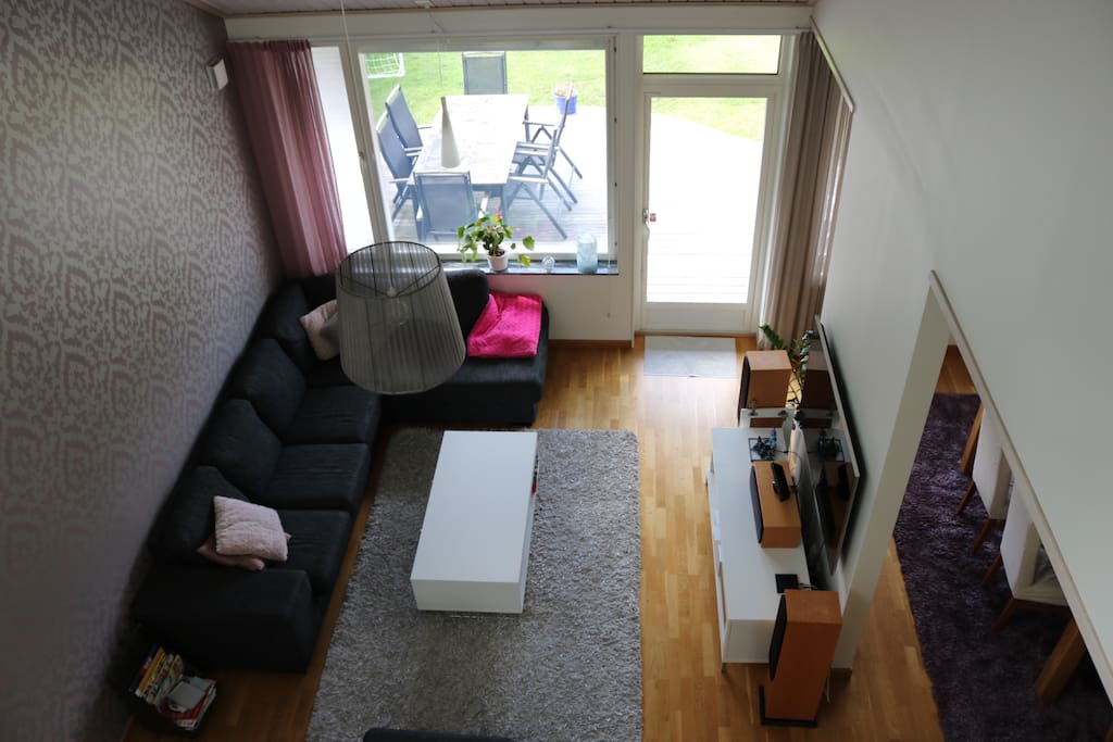 Open plan from upstairs