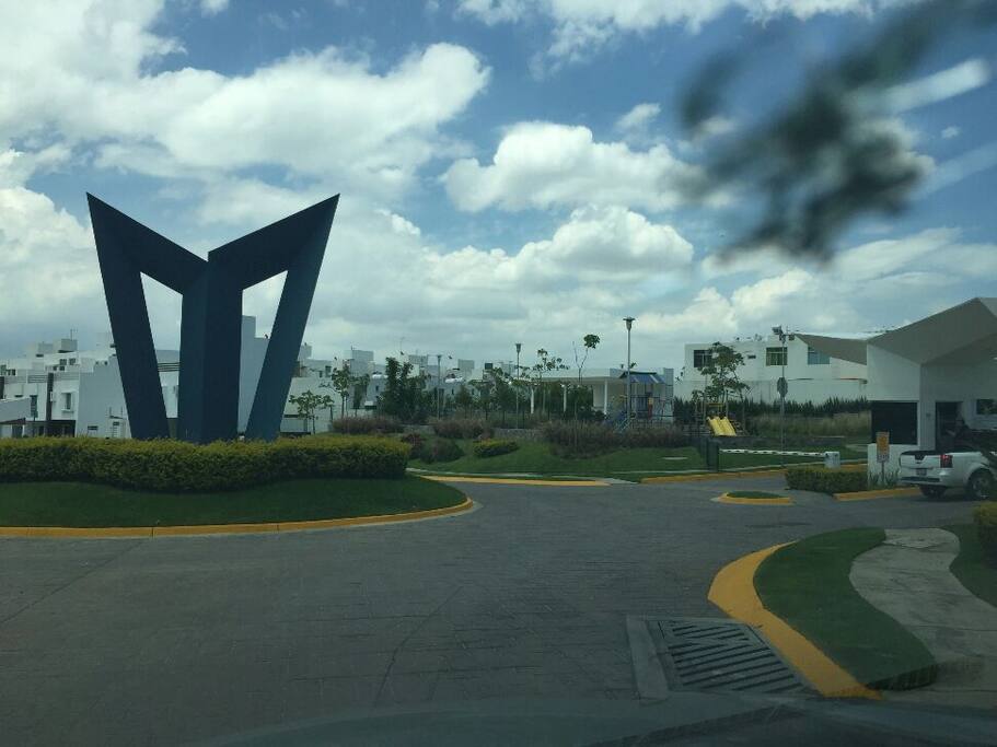 Entrada a la privada