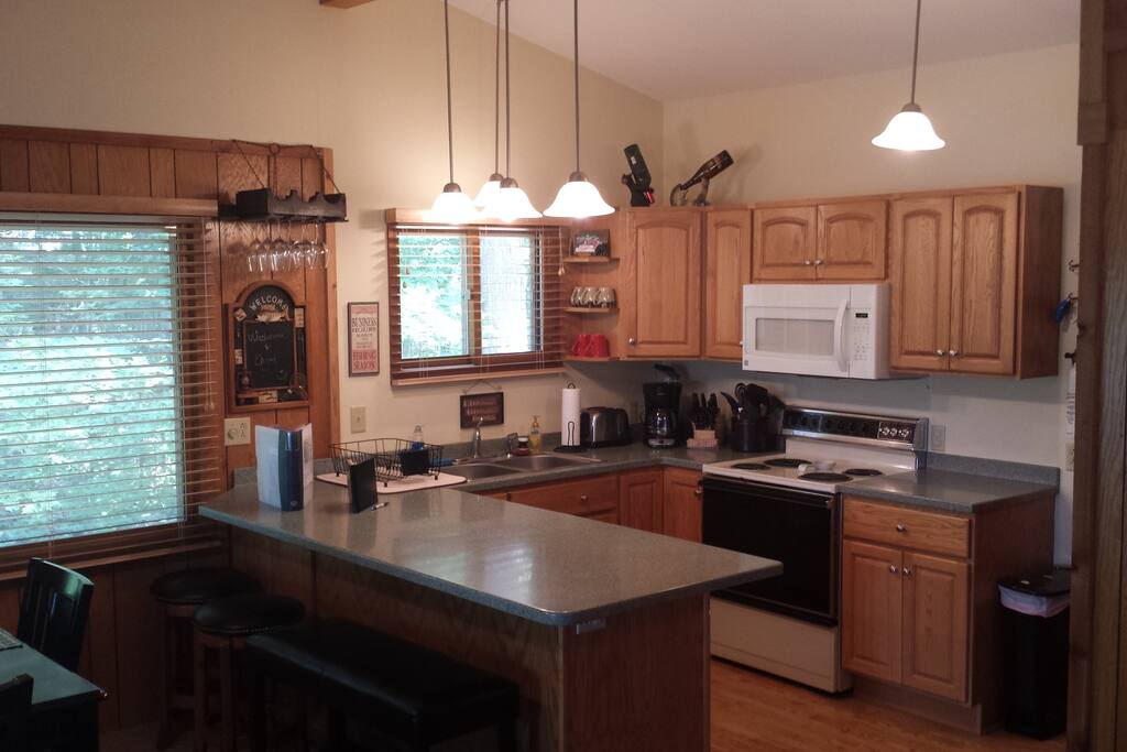 Full Kitchen with lots of supplies