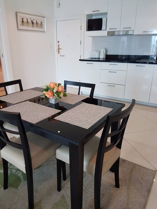 Dining Table and Kitchen