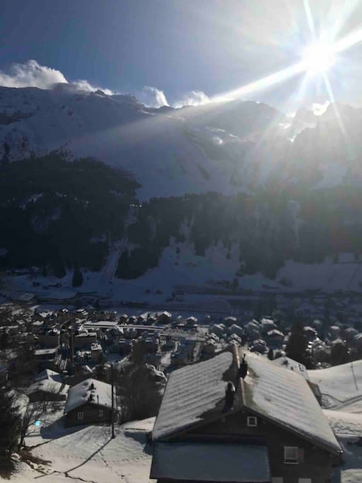 View from the balcony - January 2018