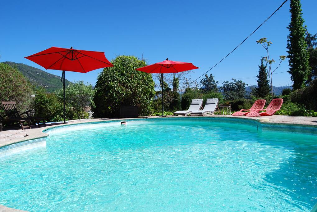 piscine sans vis à vis au calme complet