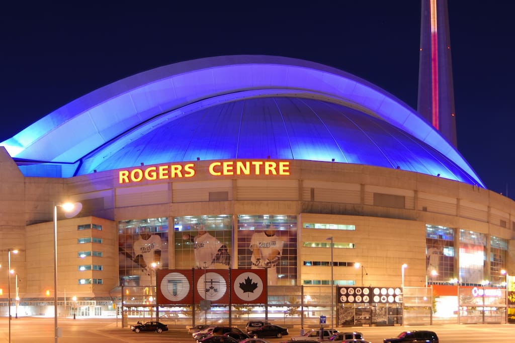 A short walk to a Jays game at the Rogers Center
