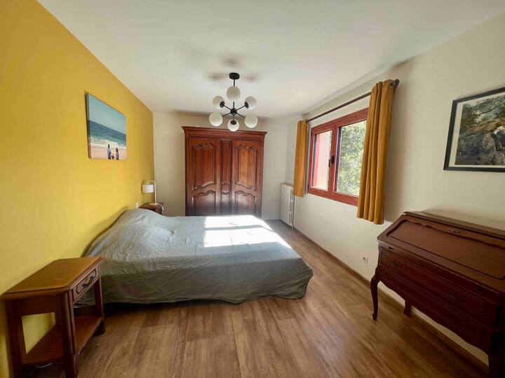 Kitanda cha chumba cha kulala cha ghorofa ya chini 160x190