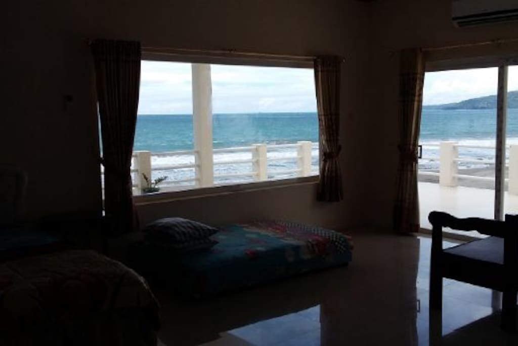 Kamar vip langsung pemandangan laut