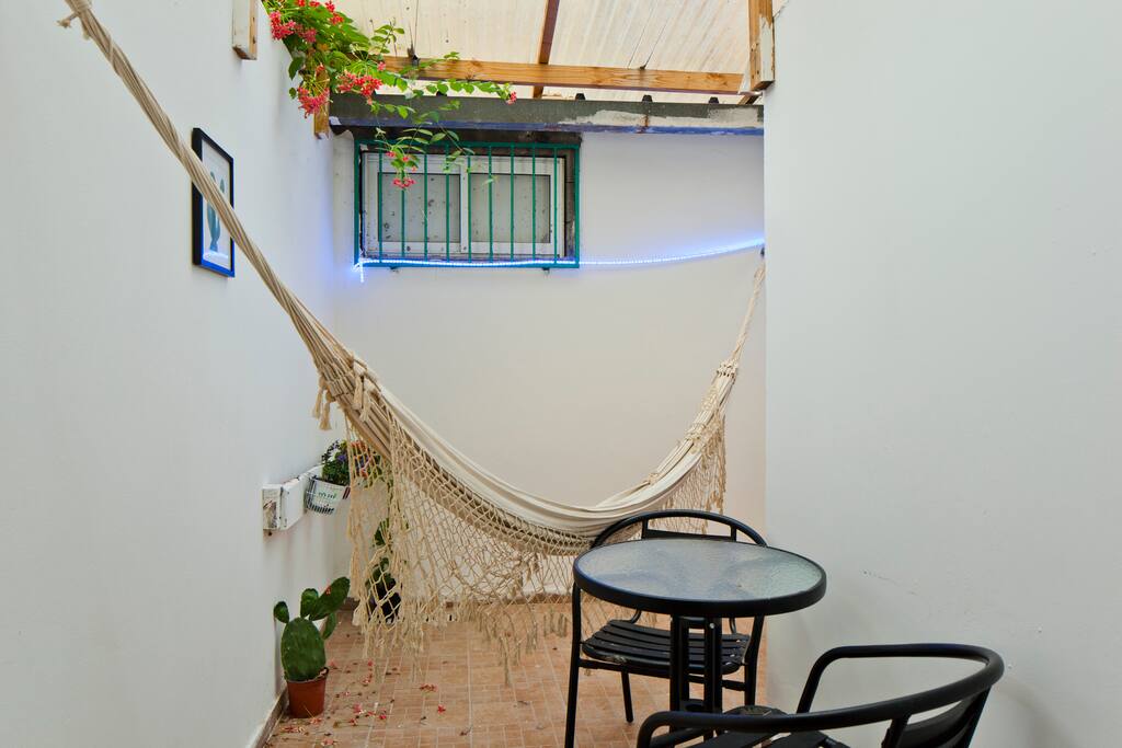 small private patio