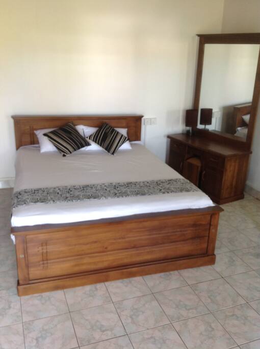 Large room with A/C and a big balcony.