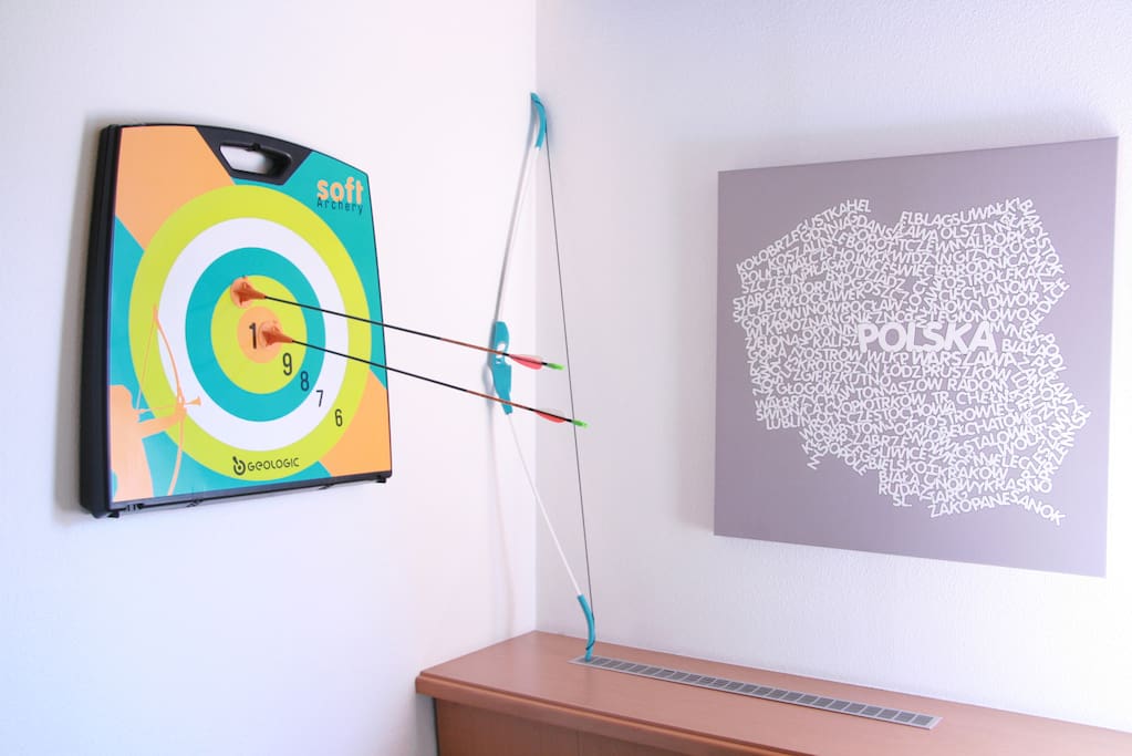 With Xbox Kinect and arrow in the room your kids won't be bored.