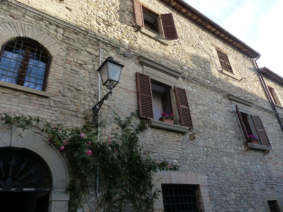 Vista della casa dall'esterno