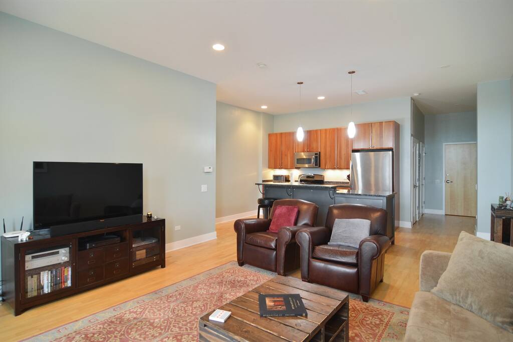 Living Room and Kitchen