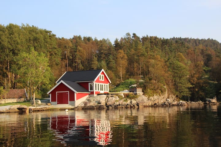 Cottage With Jacuzzi And Boat By The Fjord Cabins For Rent In