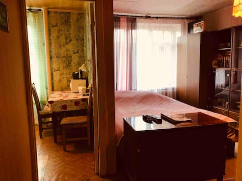 Уютная квартира с балконом на Преображенке