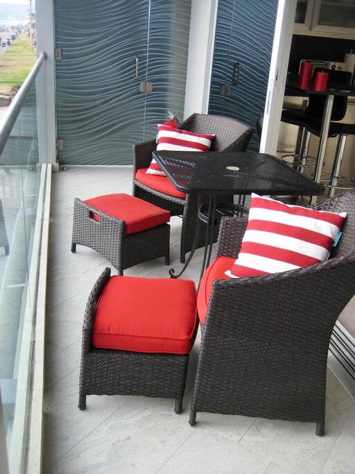 Private Patio Facing Mission Beach