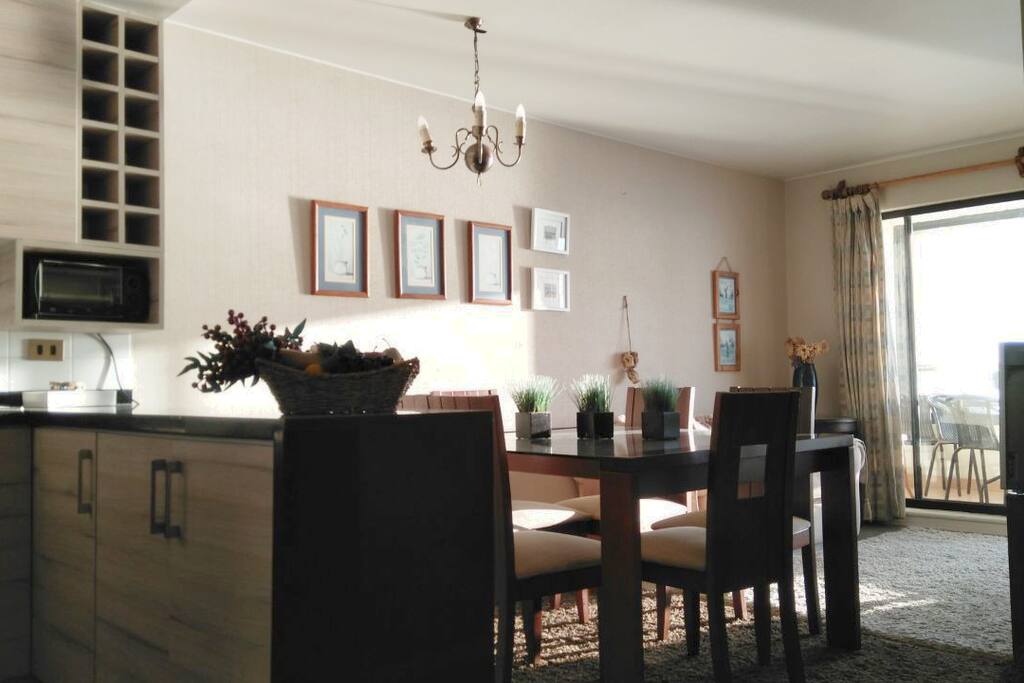 acceso cocina americana y comedor