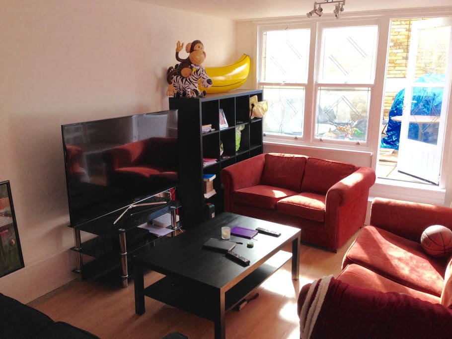 Living Room + large communal roof terrace