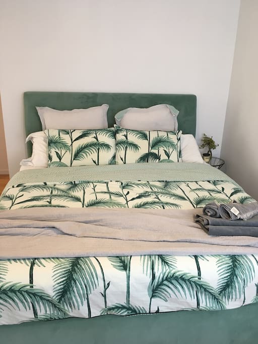 Master bedroom with king bed