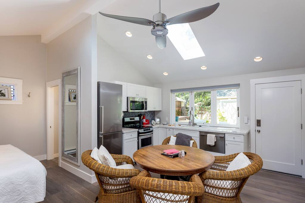 Open space with garden view