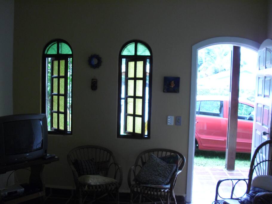 Parte da entrada da sala