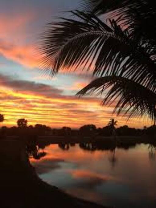 Beautiful Sunset from the Lanai