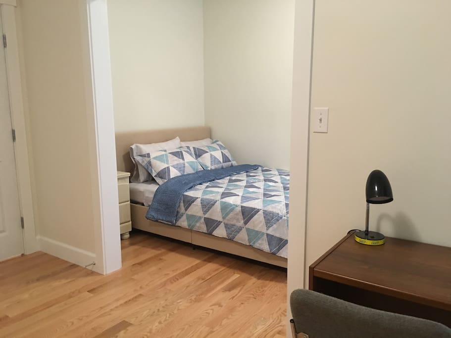 private bedroom + connected office/study