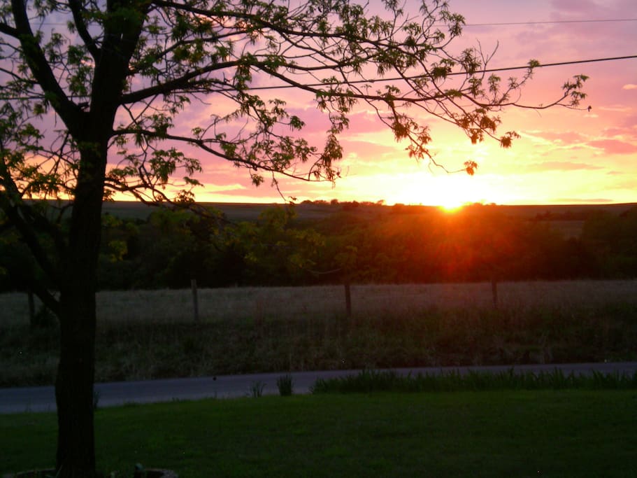 You are going to love the evening view from our front porch.