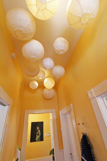 Glowing with light!