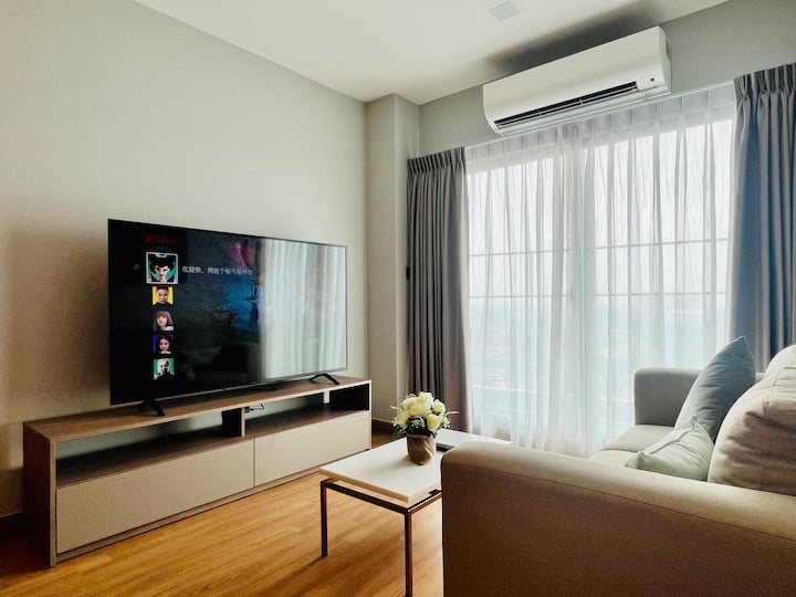 Central, Chambre Familiale, Apt Luxe Avec Piscine - Chiang Mai
