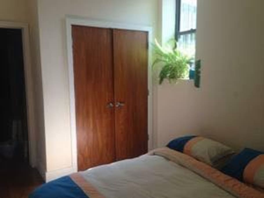 Ample light in bedroom and plenty closet space!