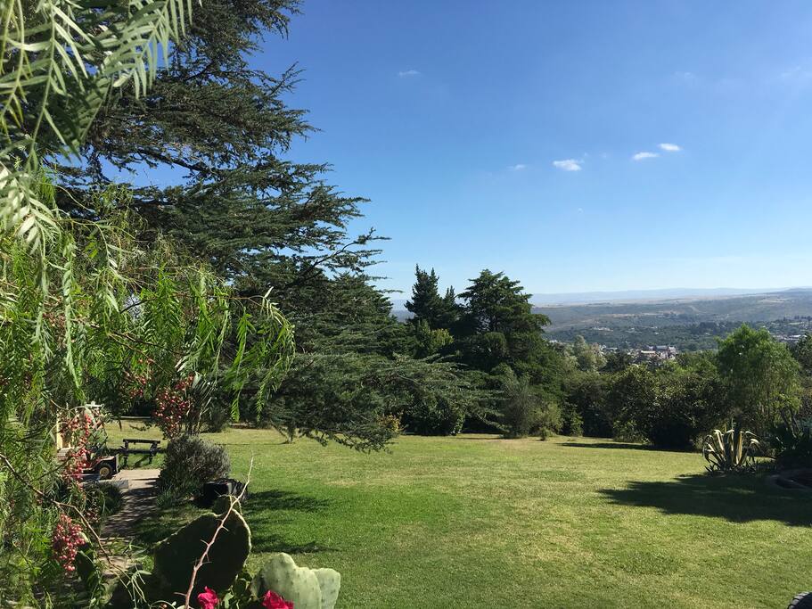 This is the view, while having breakfast or reading a book on the terrace