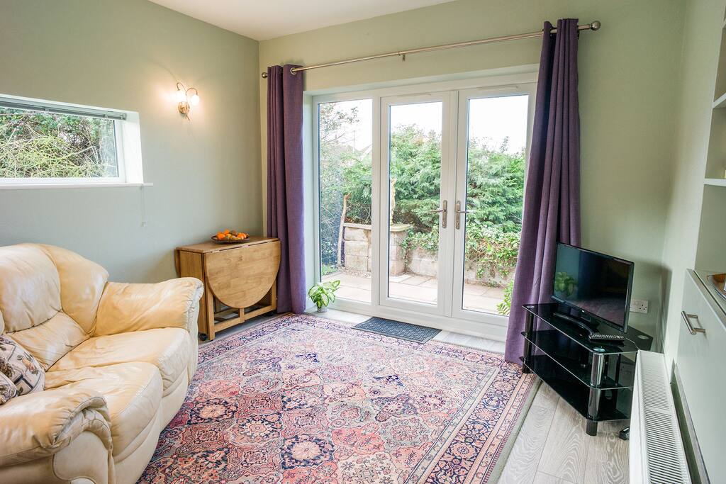 lounge has view to Great Orme