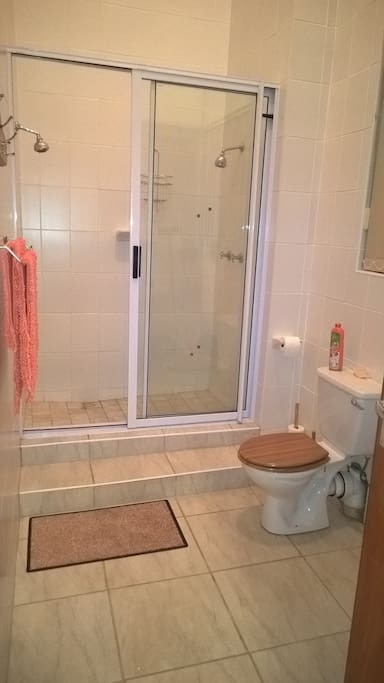 Modern Bathroom with double shower