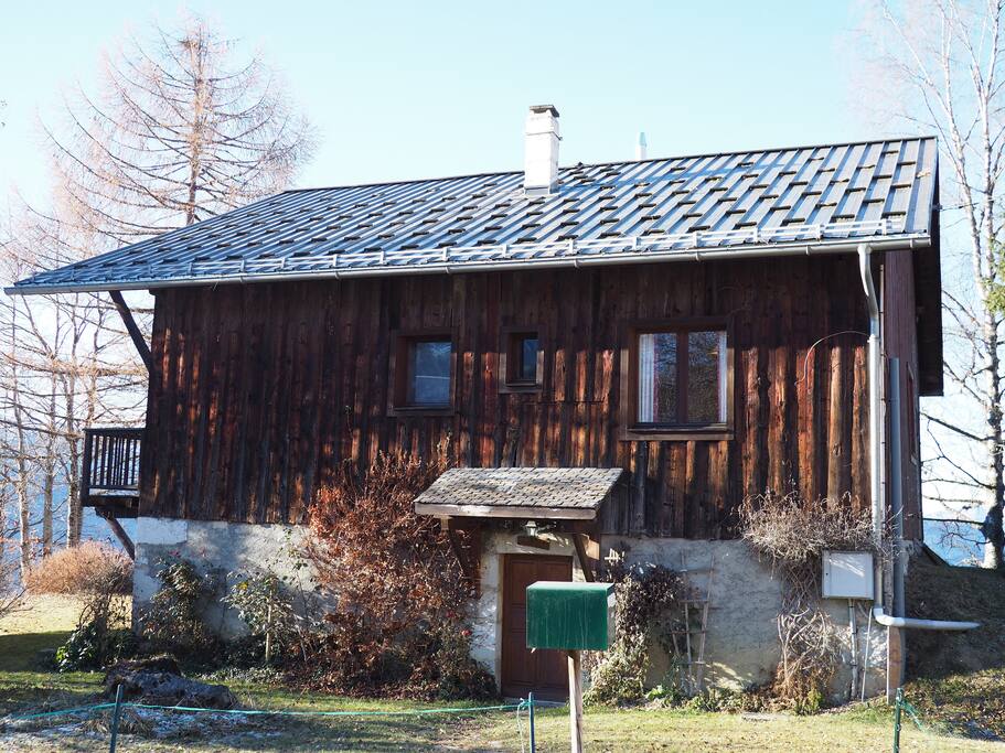The entrance to the house