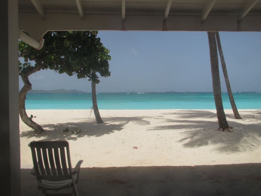 view from the living room