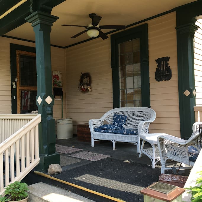 Relax on the front porch