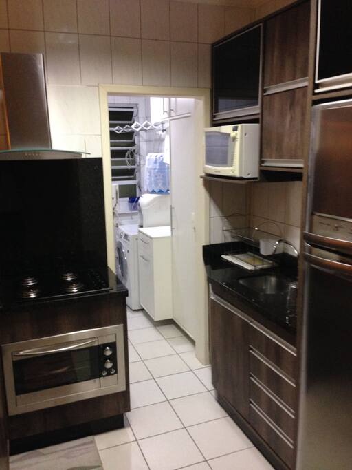 Cozinha e lavanderia