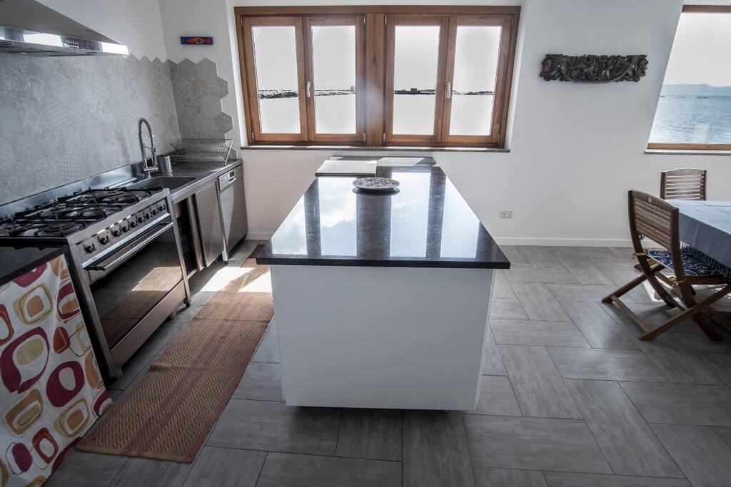 Kitchen and dining room