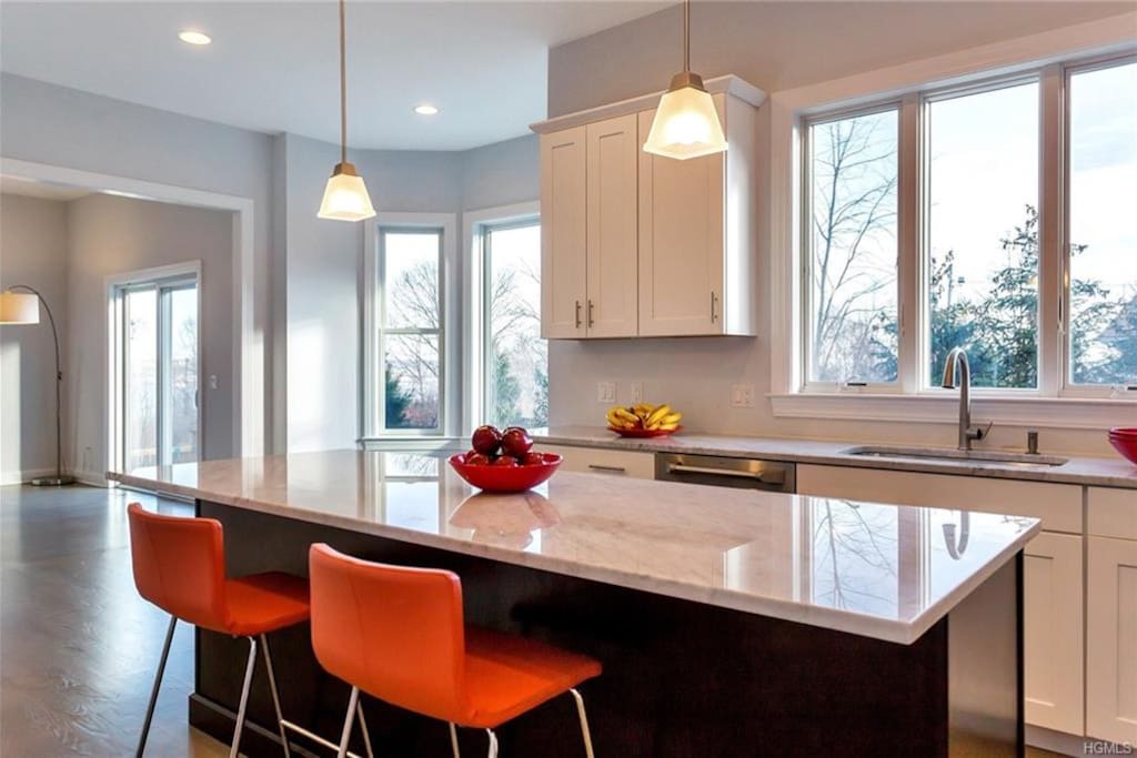 Expansive Kitchen Island
